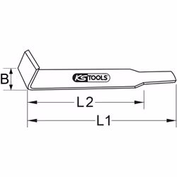 Kstools - Grattoir coudé e mmanché BRONZEplus 380 mm - Vue supplémentaire 2