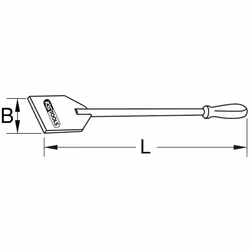 KS Tools 963.9534 grattoir à main