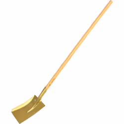 KS Tools BRONZEplu, Pelle à bord plat, Aluminium, Bronze, Bronze, Bois, Carré, 1400 mm