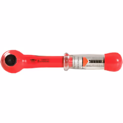 Mini-clé dynamométrique 3/8 avec revêtement isolant et cliquet réversible, 5-25 Nm