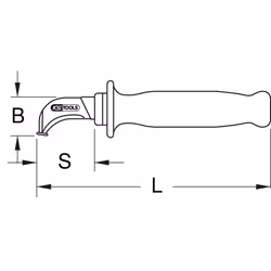 KS Tools 117.1331 couteau à lame rétractable
