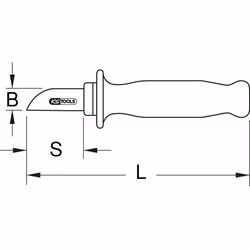 KS Tools 117.1397 couteau à lame rétractable