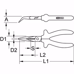 KS Tools 117.1767, 140 g, 350 mm, 250 mm, 130 mm, B00QU7UWSW
