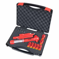 Kstools - 1/4 Coffret de douilles isolées, 21 pcs