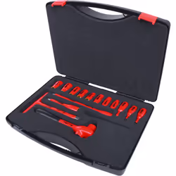 KS Tools 117.1883, Ensemble de douilles, 1/2", 15 tête(s), Acier, IEC 60900, 3,99 kg