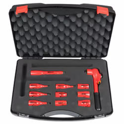 KS Tools 117.1887, Ensemble de douilles, 3/8", 11 tête(s), Acier, IEC 60900, 1,8 kg