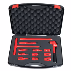 KS Tools 117.1888, Ensemble de douilles, 3/8", 13 tête(s), Acier, IEC 60900, 2,4 kg