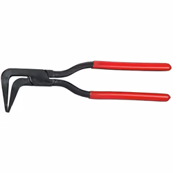 Pour plier les tôles Mors coudésà 90° Poignée isolée En fonte Longueur totale L en mm 260 Poids 760 Largeur B 52 Taille de l' ...