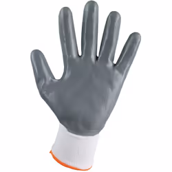 Selon DIN CE / EN 388 [3142] Surface du dos de la main en polyester Surface de la paume de la main en nitrile S'adapte précis ...