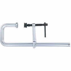 Idéal pour les constructions métalliques Tige profilé en double T Mors mobile Avec poignée coulissante Grande stabilité Vis d ...