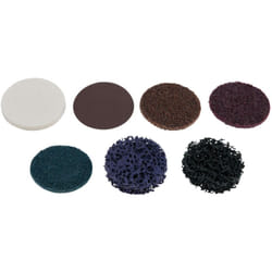 Ks Tools - Lot de 10 disques de ponçage - 50,0 mm - paille de fer - 515.5081