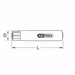 KS Tools 129.2314 perforateur papier