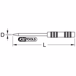 Kstools - ks tools 3002135 EN métal dur de traçage aiguille, 170 MM