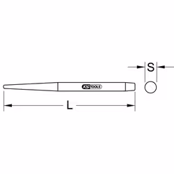 KS Tools 129.2172 poinçon, kit de clous et pointeau - Vue supplémentaire 2