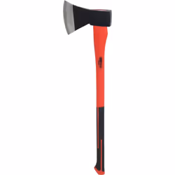 Selon DIN 7287 Version forgée Lame polie Tête thermolaquée Tête de hache en acier haute résistance Avec manche en fibre de ve ...