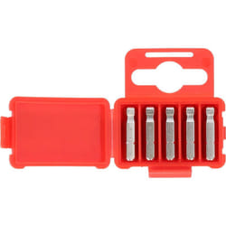 1/4' Embouts de vissage 6 pans avec tête arrondie, 25mm, 1/4', pack de 5