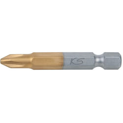 1/4' Embouts de vissage phillips tin, 50mm, PH1, pack de 5