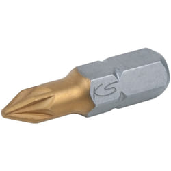 1/4" Embouts de vissage POZIDRIV TIN, 25mm, PZ1, pack de 5