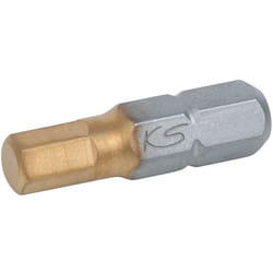 1/4' Embouts de vissage 6 pans tin, 25 mm, 8 mm