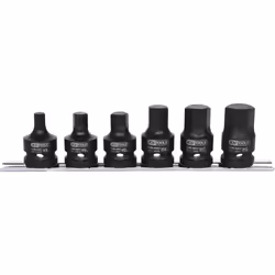 KS Tools 515.1102, Prise, 1/2", 1 tête(s), Acier au chrome-molybdène, ISO 1174, DIN 3121