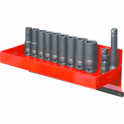 KS Tools 515.1140, Ensemble de douilles, 1/2", 13 tête(s), Acier au chrome-molybdène, ISO 1174, DIN 3129, ISO 2725-2, DIN 312 ...