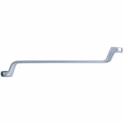 12 pans Selon DIN 838 / ISO 3318 / ISO 1085 / ISO 10104 Œil coudé à 75° Finition chromée Chrome Vanadium - Code EAN: 40421465 ...