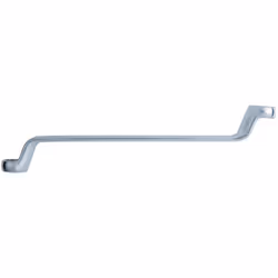 12 pans Selon DIN 838 / ISO 3318 / ISO 1085 / ISO 10104 Œil coudé à 75° Finition chromée Chrome Vanadium - Code EAN: 40421465 ...