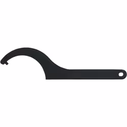 Selon la norme DIN 1810 B Avec trou d'accrochage Pour écrous à trous Brunie Chrome Vanadium Ouverture de clé en mm 95 - 100 L ...