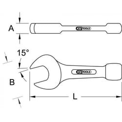 KS Tools 517.219 Clé plate