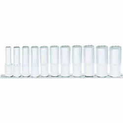 KS Tools 911.0606, Ensemble de douilles, 3/8", 11 tête(s), Sulfate de chondroïtine, DIN 3120, ISO 1174, DIN 3124, ISO 2725, 7 ...