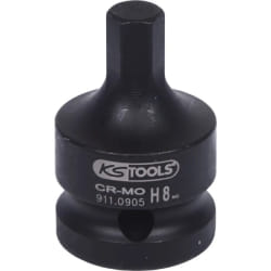 Douille tournevis à chocs 6 pans 1/2'', 8 mm 911.0905 - KS Tools