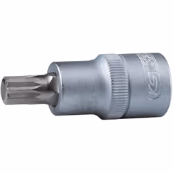 XZN® Carré d'entraînement intérieur selon DIN 3120 / ISO 1174 avec encoche pour verrouillage par bille avec embout tournevis  ...