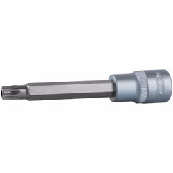 Torx percé Carré d'entraînement intérieur selon DIN 3120 / ISO 1174 avec encoche pour verrouillage par bille Version longue a ...