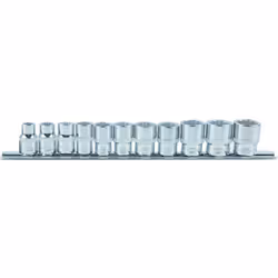 KS Tools 918.0601, Ensemble de douilles, 3/8", 11 tête(s), Sulfate de chondroïtine, DIN 3120, ISO 1174, DIN 3124, ISO 2725, 7 ...