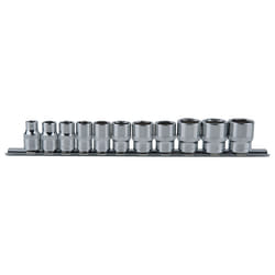 Kstools - 3/8 CHROMEplus Jeu de douilles 12 pans, 11 pcs 8-19 mm
