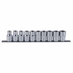 KS Tools 918.0650, Ensemble de douilles, 1/2", 10 tête(s), Sulfate de chondroïtine, DIN 3120, ISO 1174, DIN 3124, ISO 2725, 7 ...