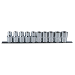 Kstools - 1/2 Jeu de douilles 6 pans CHROMEplus, 10 pcs