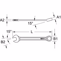 KS Tools 964.0117 Clé à fourche - Vue supplémentaire 2