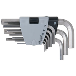 Jeu de clés mâles coudées pour vis 6 pans, EDELSTAHL, 9 pcs