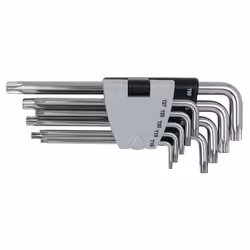 KS Tools 964.0620, Clé torx en L, Métallique, Acier, DIN ISO 2936, 334 g, 9 pièce(s)