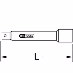 KS Tools 964.3472 adaptateur et rallonge pour clés 1 pièce(s) - Vue supplémentaire 2