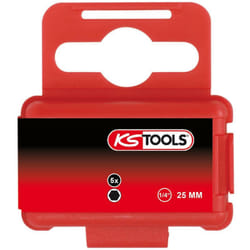 1/4' Embouts de vissage 6 pans, 25mm, 5/32', pack de 5