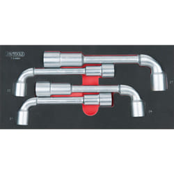Ks Tools - Module de clés à pipe débouchées - 6 pans, 4 pièces - 713.4004