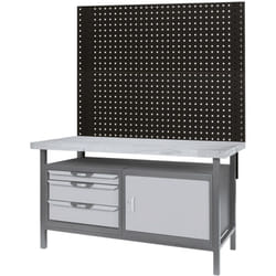Plateaux muraux perforés 2m
