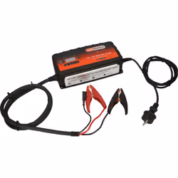 Au choix : 12 ou 24 Volt Conçu pour un usage permanent même pour batterie intégrée Adapté pour batteries 12 volt (plomb, gel, ...