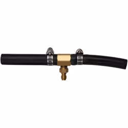 Flexible avec adaptateur pour petite valve Schrader 5/16"x32 UNF intérieur et raccord 1/4" Diamètre du tuyau 1/4 Type C Poids ...