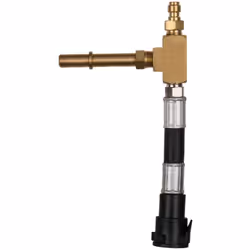 Flexible avec adaptateur pour petite valve Schrader 7/16"x20 UNF intérieur et raccord 1/4" Diamètre du tuyau 1/4 Type E Poids ...