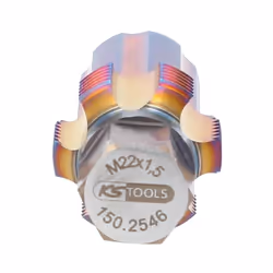 Pour tarauder des filetages spéciaux rouillés et endommagés Parfait pour les filtres à particules dans des installations d’éc ...