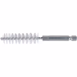Brosse nylon 1/4" Ø 16 mm Longueur totale L en mm 100 Entraînement 1/4" Poids 15 Diamètre en mm 16 Taille de l'emballage 1 Ma ...