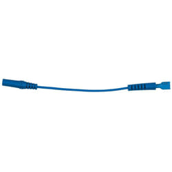 Borne d'entrée 4,0 mm sur douille d'adaptateur d'essai 6,0 mm plat (bleu)